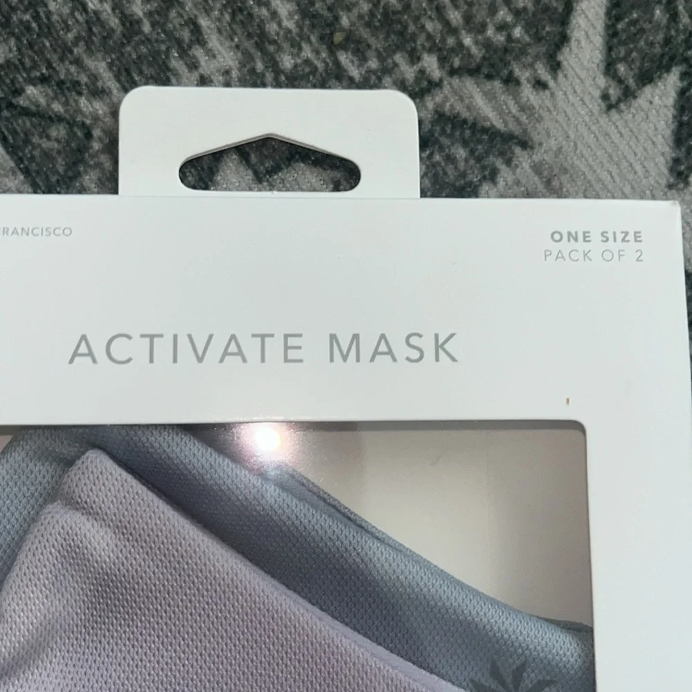 Athleta Women's Activate Face Mask 2 Pack Multi One Size